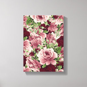 Toile étirée Imprimer Fête des Mères Floral