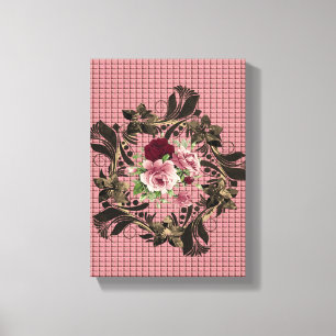 Toile étirée Imprimer Fête des Mères Floral
