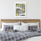 Toile étirée Imprimer Fête des Mères Swan (Insitu(Chambre))