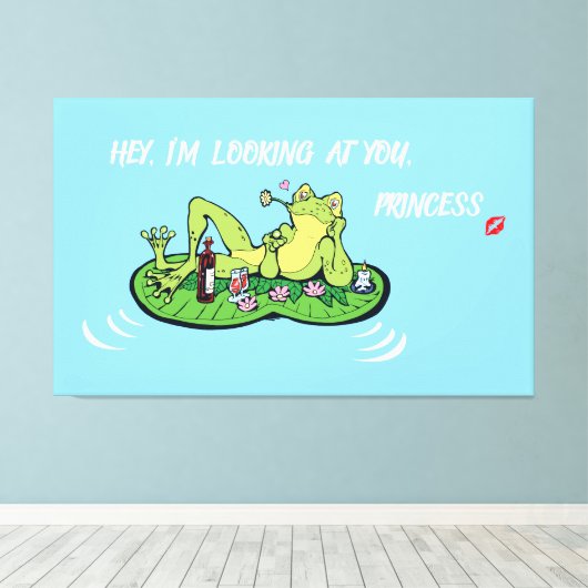 Toile étirée Imprimer La Saint Valentin Grosse Gre (Insitu (Plancher de Bois))