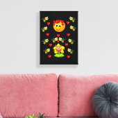 toile étirée Imprimer Le bourdon de Valentine (Insitu(Salon))