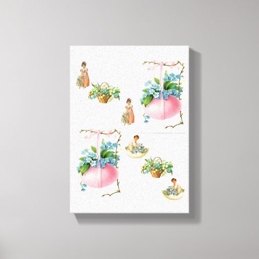 Toile étirée Imprimer Pâques Jour (Recto)