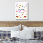 Toile étirée Imprimer Pâques Jour (Insitu(Chambre))