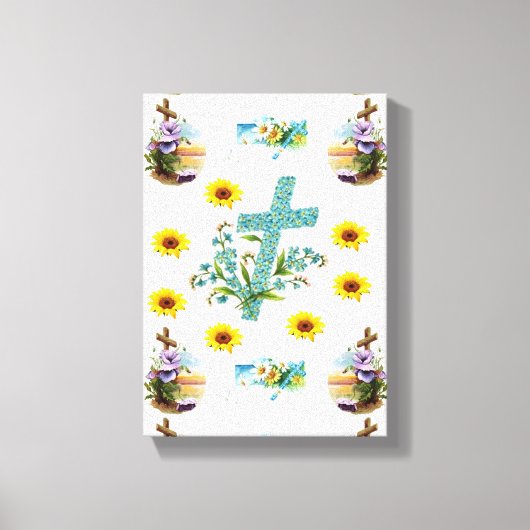 Toile étirée Imprimer Pâques Jour (Recto)