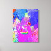 Toile étirée Imprimer roses perdus (Recto)