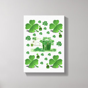 Toile étirée Imprimer Saint Patrick's Day
