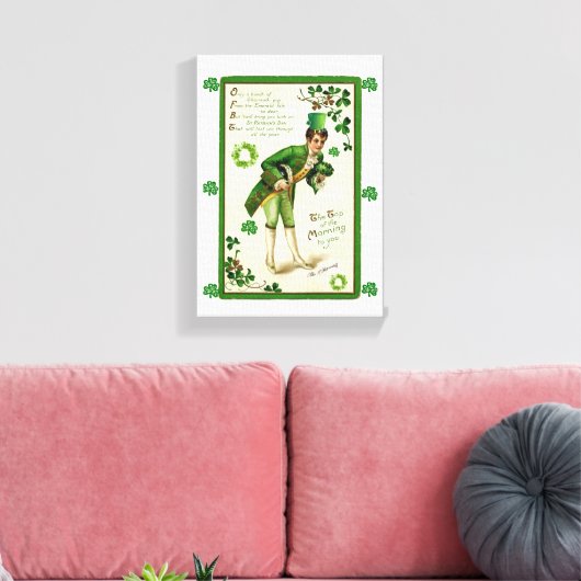 Toile étirée Imprimer Saint Patrick's Day (Insitu(Salon))