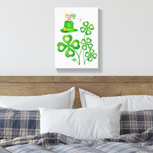 Toile étirée Imprimer Saint Patrick's Day (Insitu(Chambre))