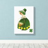 Toile étirée Imprimer Saint Patrick's Day (Insitu (Plancher de Bois))