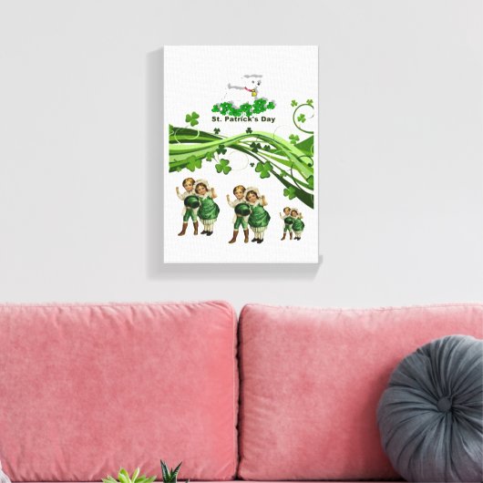 Toile étirée Imprimer Saint Patrick's Day (Insitu(Salon))
