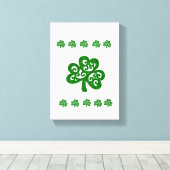 Toile étirée Imprimer Saint Patrick's Day (Insitu (Plancher de Bois))