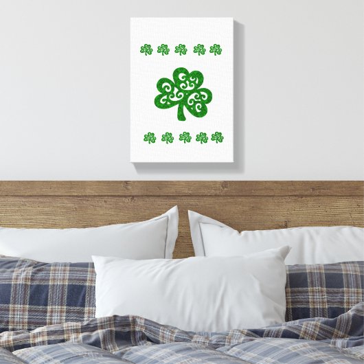 Toile étirée Imprimer Saint Patrick's Day (Insitu(Chambre))