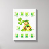 Toile étirée Imprimer Saint Patrick's Day (Recto)