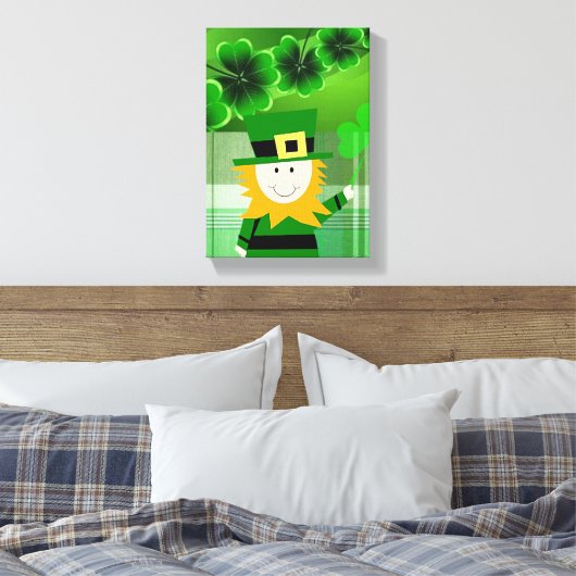 Toile étirée Imprimer Saint Patrick's Day (Insitu(Chambre))