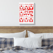 toile étirée Imprimer Saint-Valentin (Insitu(Chambre))