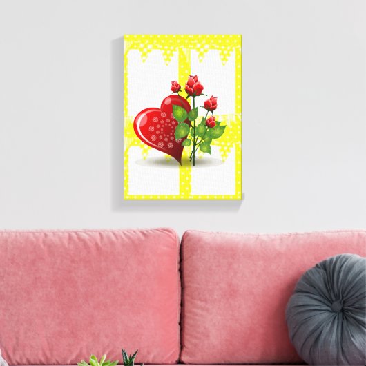 toile étirée Imprimer Saint-Valentin (Insitu(Salon))