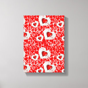 toile étirée Imprimer Saint-Valentin