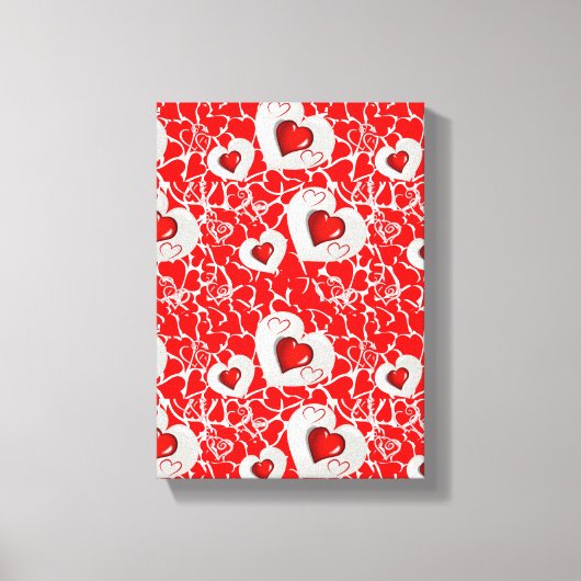 toile étirée Imprimer Saint-Valentin (Recto)