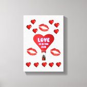 toile étirée Imprimer Saint-Valentin (Recto)