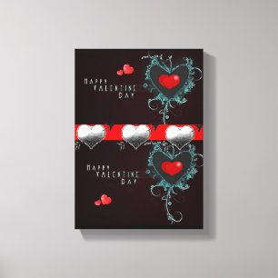 toile étirée Imprimer Saint-Valentin