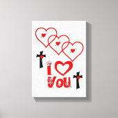 toile étirée Imprimer Saint-Valentin (Recto)