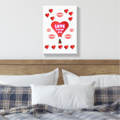 toile étirée Imprimer Saint-Valentin (Insitu(Chambre))