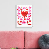 toile étirée Imprimer Saint-Valentin (Insitu(Salon))