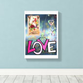 toile étirée Imprimer Saint-Valentin (Insitu (Plancher de Bois))