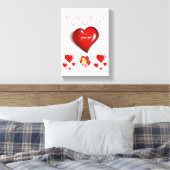 toile étirée Imprimer Saint-Valentin (Insitu(Chambre))