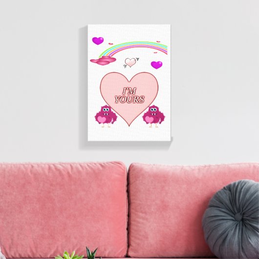 toile étirée Imprimer Saint-Valentin (Insitu(Salon))