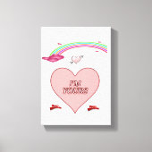 toile étirée Imprimer Saint-Valentin (Recto)