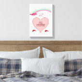 toile étirée Imprimer Saint-Valentin (Insitu(Chambre))