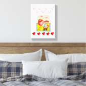 toile étirée Imprimer Saint-Valentin (Insitu(Chambre))