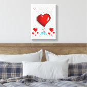 toile étirée Imprimer Saint-Valentin (Insitu(Chambre))