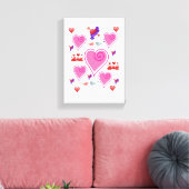 toile étirée Imprimer Saint-Valentin (Insitu(Salon))