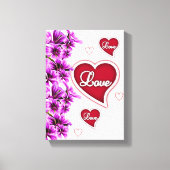 toile étirée Imprimer Saint-Valentin (Recto)