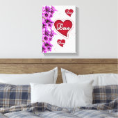 toile étirée Imprimer Saint-Valentin (Insitu(Chambre))