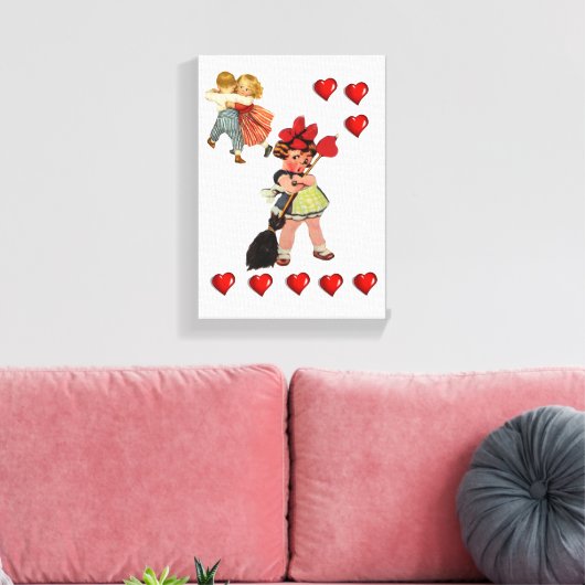 toile étirée Imprimer Saint-Valentin (Insitu(Salon))