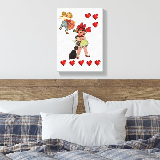 toile étirée Imprimer Saint-Valentin (Insitu(Chambre))