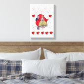 toile étirée Imprimer Saint-Valentin (Insitu(Chambre))