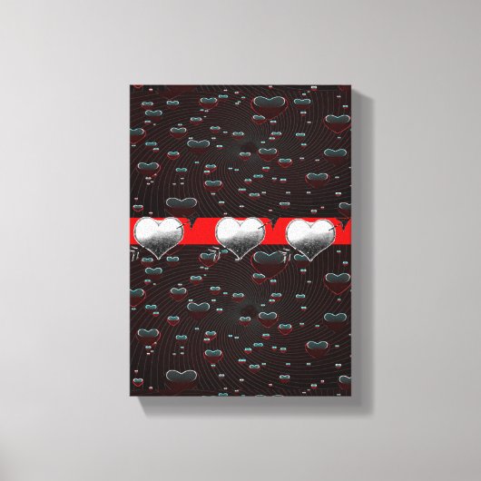 toile étirée Imprimer Saint-Valentin (Recto)