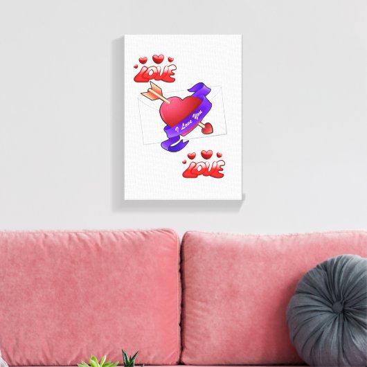 toile étirée Imprimer Saint-Valentin (Insitu(Salon))