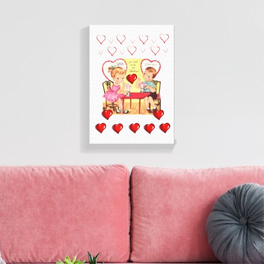 toile étirée Imprimer Saint-Valentin (Insitu(Salon))