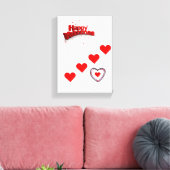 toile étirée Imprimer Saint-Valentin (Insitu(Salon))