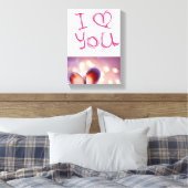 toile étirée Imprimer Saint-Valentin (Insitu(Chambre))