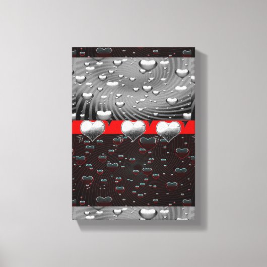 toile étirée Imprimer Saint-Valentin (Recto)