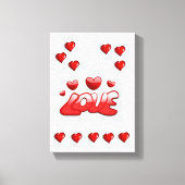 toile étirée Imprimer Saint-Valentin (Recto)