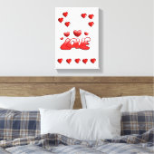 toile étirée Imprimer Saint-Valentin (Insitu(Chambre))