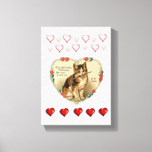 toile étirée Imprimer Saint-Valentin (Recto)