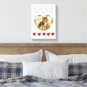 toile étirée Imprimer Saint-Valentin (Insitu(Chambre))